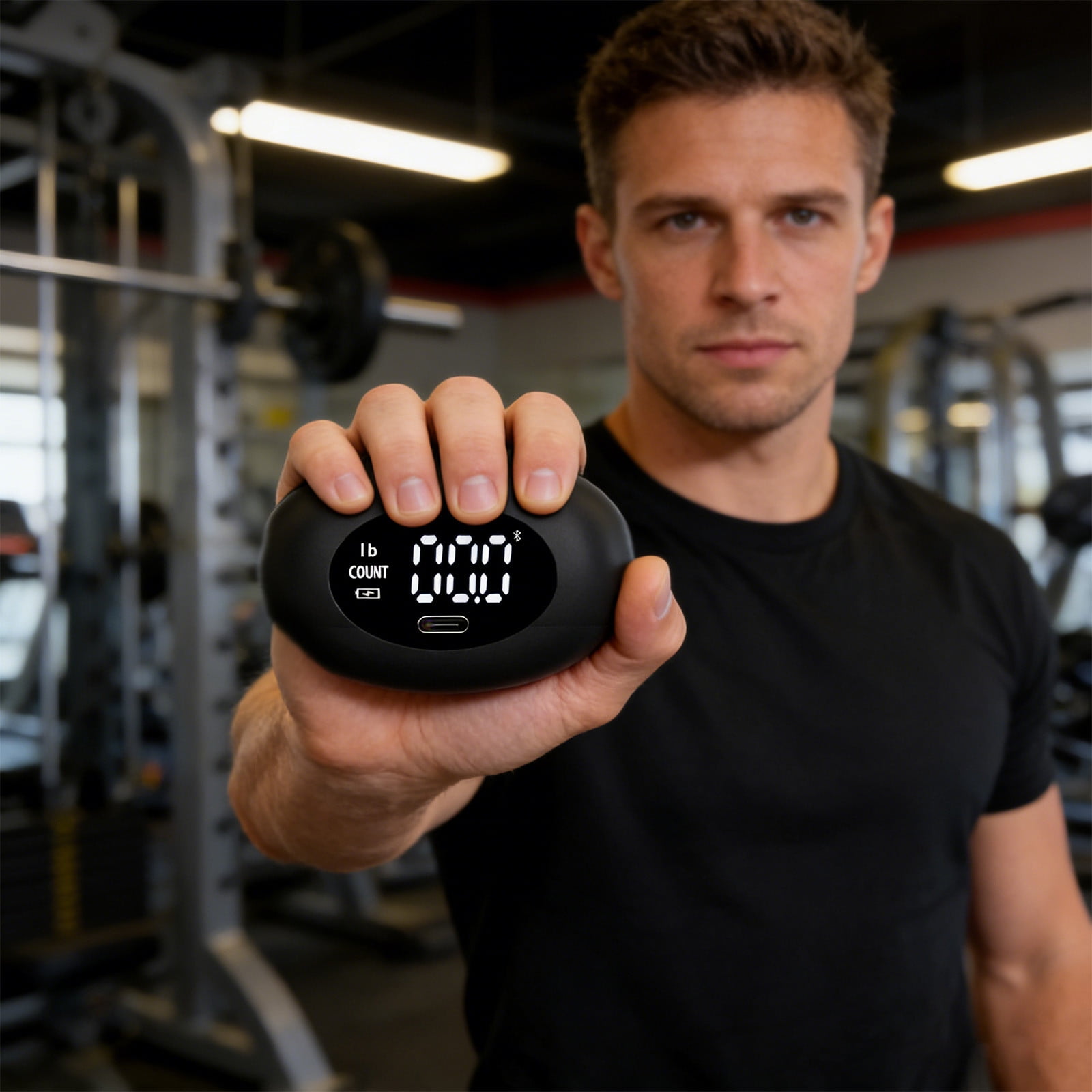 Digital Hand Grip Strength Tester and Trainer for Enhanced Finger forearm and Rehabilitation Exercises
