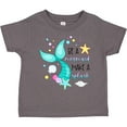 thumbnail image 3 of Inktastic Be a Mermaid Make a Splash Blue Mermaid Tail Boys or Girls Toddler T-Shirt, 3 of 5