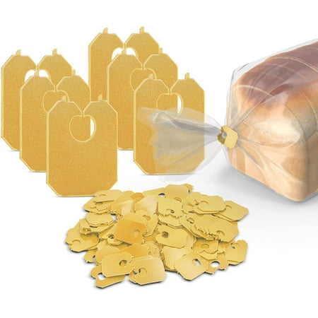 

MT Products Yellow Plastic Chip and Bread Bag Clips - Pack of 100