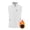 New-White, variant on PNTUTB Fall Winter Men's Vest Jacket Full Zip Stand Collar Sleeveless Coat Solid Color Casual Comfort Warm Daily Outerwear with Zip Pockets
