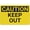 Warning Sign 4, variant on Caution Keep Out Sign 8"x12", Wall Decor for Home Kitchen Farm Garden Garage, Indoor Outdoor Use for Home Business Restricted Area