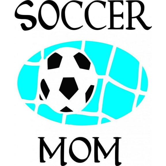 Do It Yourself Wall Decal Sticker Soccer Mom – Living Room – Home Decor
