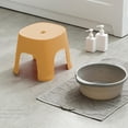 thumbnail image 7 of Thickened Mini Plastic Stool for Home Use, Sturdy Lightweight Low Seat, Multi Purpose Small Stool for Living Room Bathroom Shoe Changing Entryway Adult Household, Yellow, 7 of 7