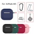thumbnail image 7 of 5 in 1 for AirPods 4th Generation Case Accessories Set Kit, Silicone Protective AirPods Case with Anti-Lost Straps/Watch Band Holder/Storage Box/Keychain,Blue, 7 of 7