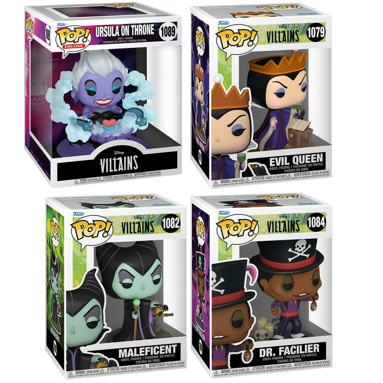 Funko POP! Disney: Villains Collectors Set - 4 Figure Set
