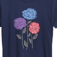 thumbnail image 3 of Instant Message - Hydrangeas - Women's Short Sleeve Graphic T-Shirt, 3 of 6