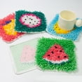 thumbnail image 6 of Latched Hook Kits Coasters Knitting Kits Fruit Coasters Making Kits Latched Hook Coasters Kits for Starter Adults Children, 6 of 9