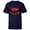 Navy, variant on Disney Owl House Luz Edna and King - Short Sleeve T-Shirt for Kids - Customized-White