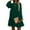 Army Green, variant on WTOBBY Women's Fall Long Sleeve Maxi Dress V-Neck Hollow Out Eyelet A-Line Casual Party Dresses with Layered Hem Detail for Autumn Season,Army Green L