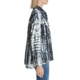 thumbnail image 4 of 3x1 Women's ARLO Oversize Button Up Shibori Tie Dye Denim Shirt, XS NWOT, 4 of 5