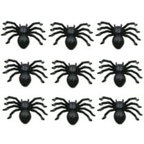 Jiaroswwei 30Pcs/Set Plastic Realistic Mini Spider Toy Halloween Party Prop Decoration