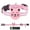 Pink, variant on Cat GPS Tracker No Monthly Fee - Waterproof IP68 Real-Time Pet Tracker for Android, 1+ Year Battery Life (CR2032) with Adjustable Nylon Collar, Live Tracking for Indoor & Outdoor Cats, Black