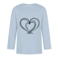 thumbnail image 3 of Blusas y camisas de manga larga con cuello redondo para hombre, blusa informal con cuello redondo y manga corta, blusa estampada de poliéster para hombre., 3 of 3