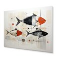 thumbnail image 2 of Designart "Minimalist Marine Fishing" Animals Metal Wall Decor, 2 of 5