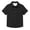 AA~Black637, variant on Hiijoy Summer Boys Short Sleeve Shirt Casual Solid Button Down Pocket Shirt, Sizes 5-6