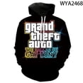 thumbnail image 4 of Sudadera con capucha para niños y mujeres, suéter con estampado 3D de Grand Theft Auto Game Gta 2020, novedad de 4/5, 4 of 5