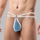 thumbnail image 1 of Calzones De Hombre Ropa Interior De Triángulo Hueco De Algodón De Cintura Baja De Color Sólido Para Hombre, 1 of 4