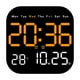 thumbnail image 1 of Reloj Electrónico Digital Led Multifuncional Pjl241029007 | Reloj Silencioso de Pared o Escritorio con Indicador de Temperatura y Humedad | Decoración Moderna para Sala de Estar | Despertador para Ca, 1 of 2