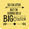 thumbnail image 4 of Inktastic So I'm Little, but I'm Gonna Be a Big Cousin Boys or Girls Baby Bib, 4 of 4