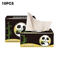 thumbnail image 2 of Papel higiénico de pulpa de bambú sostenible, respetuoso con el medio ambiente, suave para la piel, esencial para la limpieza del hogar, paquete de 10, 2 of 8