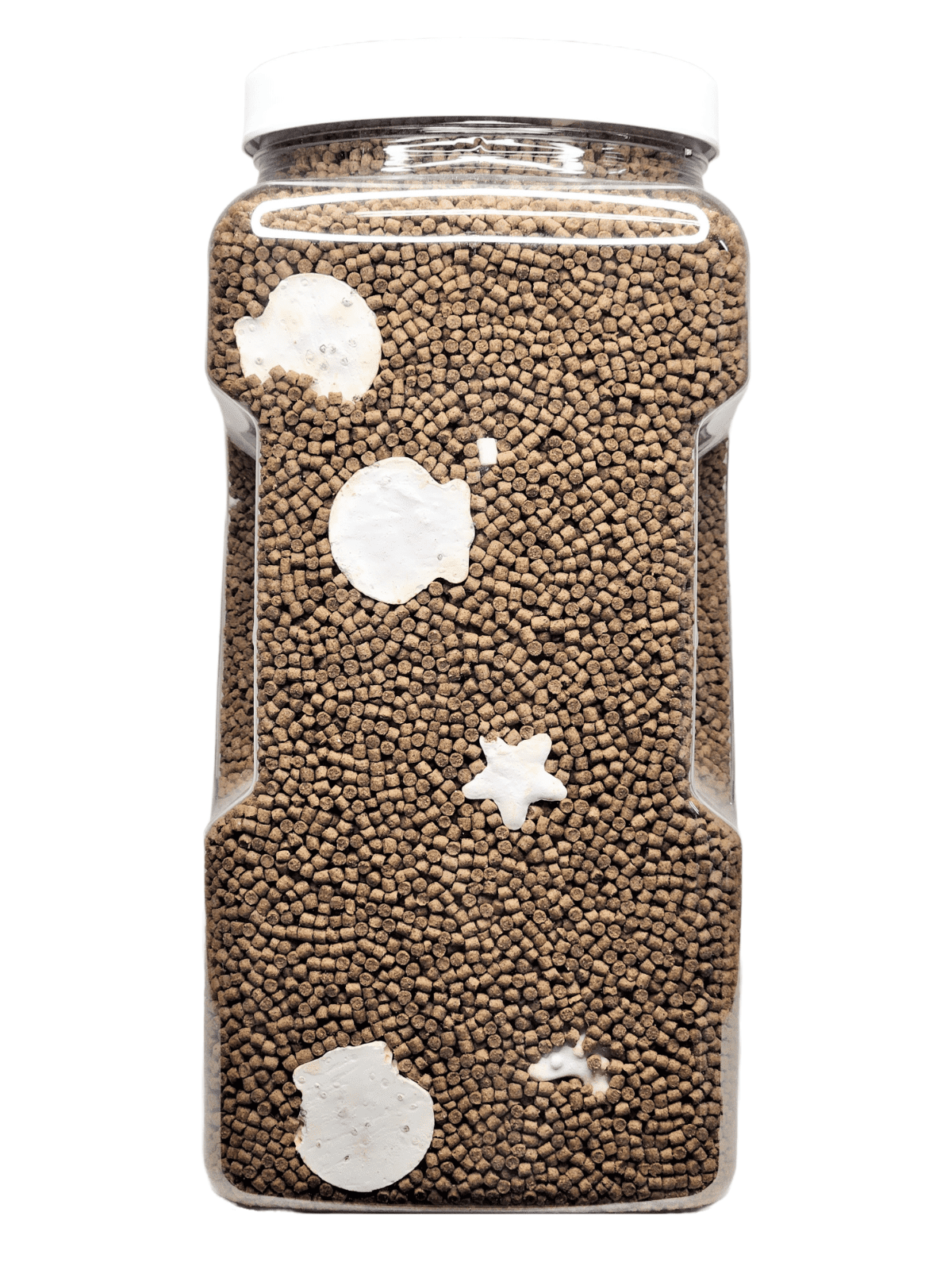 Calcium Blocks included in these 40% Protein 3mm Sinking Pellets for Shrimp, Snails, Crabs, Catfish, Plecos for All Tropical Fish. Pellets by Zeigler…5-lb Lg Jar