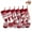 18" 6pcs Red, variant on Joyfy 3 Pcs 18" Knit Christmas Stockings, Large Rustic Cable Knit Xmas Stocking in Red & Green for Family Holiday Season Decorations