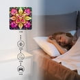thumbnail image 4 of 12 Inch Wall Clock Battery Operated Silent Clock Decorative for Office, Kitchen, Outdoor, Living Room，India Mandala Flowers Painting, 4 of 4