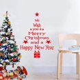 thumbnail image 4 of Pegatinas tipo ventana de pared navideño para el hogar, adornos navideños para regalo, Feliz Año Nuevo, 2022, 2023, 4 of 4