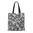 thumbnail image 1 of NUDECOR Canvas Tote Bag Silver Colour Choose the Color B W Pick Match Reusable Handbag Shoulder Grocery Shopping Bags, 1 of 1