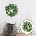 thumbnail image 2 of Summer Decor Wedding Flower Wreaths Artificial Eucalyptus Wreath Spring Garland Front Door Flower Wreath, 2 of 3