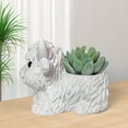 thumbnail image 2 of Dairy Cow Flowerpot For Planting Resin Succulent Pot Set Of 2 White For Small Plants Or Succulents Indoor Decoration K-33 White, 2 of 7