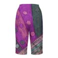 thumbnail image 3 of Mujeres Pantalones Cortos Casual Pata Recta Cordón Cintura Elástica, Suelta Y Cómoda Mujer Pantalones Cortos con Bolsillos, 3 of 5