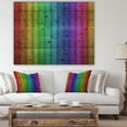 thumbnail image 4 of Design Art - Rainbow Colors On Wooden, 4 of 5