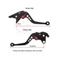 thumbnail image 4 of Red CNC Shorty Brake Clutch Lever Honda 98-05 VTR 1000 VFR 90-97 750 02-06 800, 4 of 5