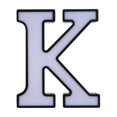 thumbnail image 2 of SDNall Creative LED Letter Lights Night Light Plastic English Letters Light Lamp Decor, 2 of 9