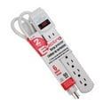 thumbnail image 1 of Elink EL-543 Surge Protector 90 Joules 6 Outlets 2 Ft White, 1 of 2