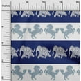 thumbnail image 1 of oneOone Polyester Lycra Fabric Stripe|Elephant & Horse Ikat Print Fabric BTY 56 Inch Wide, 1 of 3