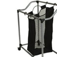 Household Essentials 3Bag Laundry Clothes Hamper Sorter with Vented