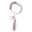 Multicolor, variant on YYKihy Fashion Creative Keychain Bracelet Wristlet Key Ring Beaded Bangle Key Chains For Women