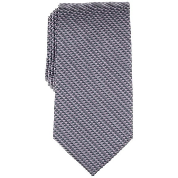 Perry Ellis CHARCOAL Men's Bartolle Mini-Pattern Tie, US One Size