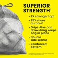 thumbnail image 2 of ForceFlex MaxStrength XL Kitchen Trash Bags, 20 Gal, Fresh Clean, 80 Ct (Package May Vary), 2 of 7