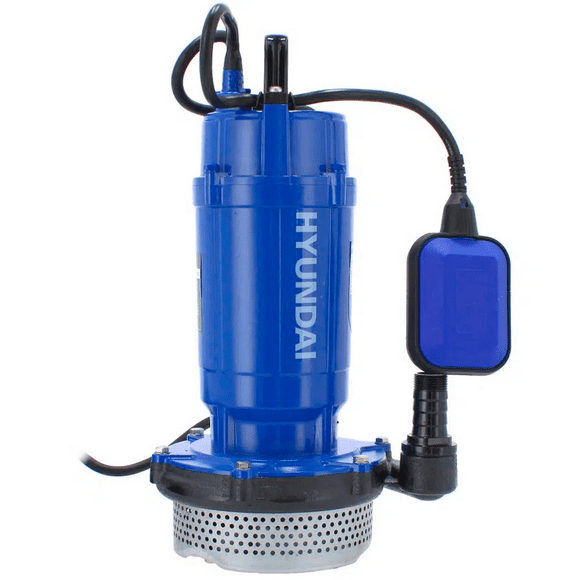 Bomba De Agua Sumergible 1 Hp Hyundai HYQ1010 Con Flotador 110V