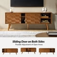 thumbnail image 5 of Modern 63" TV Stand for TVs up to 70" with Geometric-patterned Acorn, 5 of 7