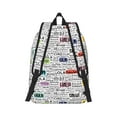 thumbnail image 7 of Easygd Hello Canvas Backpack: Stylish, Lightweight, and Versatile with Large Capacity and Adjustable Straps –, 7 of 7