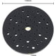 thumbnail image 4 of RV Paquete de 2 almohadillas de lijado de esponja suave de 150mm con almohadilla lijadora de 53 agujeros, resistentes a impactos, discos de lijado de gancho y bucle de repuesto, 4 of 5