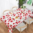 thumbnail image 1 of Floral Tablecloth Rectangle Summer Flower Tableclothes 60x120inch Tablecloth for Dinner, 1 of 5