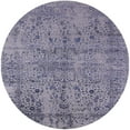 thumbnail image 1 of Ahgly Company Indoor Round Mid-Century Modern Purple Purple Oriental Area Rugs, 3' Round, 1 of 6