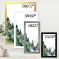 thumbnail image 4 of Designart 'Trees With Winter Dark Blue Mountain Landscape III' Modern Framed Art Print, 4 of 4