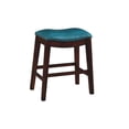 thumbnail image 2 of Home Square 24" Backless Counter Height Stool in Blue - Set of 2, 2 of 11
