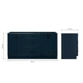 thumbnail image 2 of Ariel Kelly 66 Inch Double Sink Base Cabinet In Midnight Blue, 2 of 11